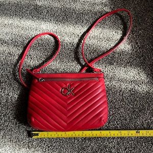 Calvin Klein crossbody red bag…
